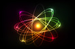 Vector molecule of atom