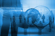 Global business and technology imagery