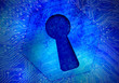 Keyhole on circuit board