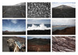 Lanzarote Collage, Meer, Landschaft und Berge