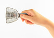 Woman hand sign with upper trays