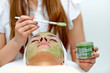 Healthcare treatment at the beauty salon
