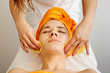 Young woman in beauty salon