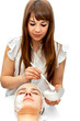 Healthcare treatment at the beauty salon