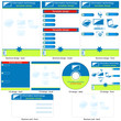 Vector: information technology template information technology template