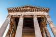 Ancient Roman Temple of Augustus in Pula, Istria, Croatia