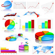 Vector: statistic graph illustrations statistic graph illustrations