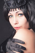 PORTRAIT JEUNE FEMME BURLESQUE