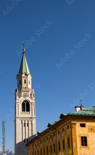 Photo: Kirche in Cortina d´Ampezzo - Dolomiten - Alpen Kirche in Cortina d´Ampezzo - Dolomiten - Alpen