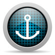 anchor glossy icon