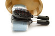 Haarbürste mit Kosmetiktuch