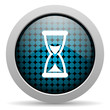 time glossy icon