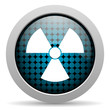radiation glossy icon