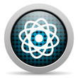 atom glossy icon