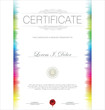 Colorful Certificate template