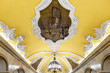 Ceiling at the metro station Komsomolskaya in Moscow, Russia
