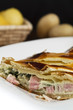 strudel al prosciutto