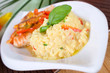 Foto: Mediteranes Risotto an Paprikasahnehähnchen Mediteranes Risotto an Paprikasahnehähnchen