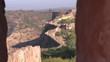 Jaipur city  Nahargarh fort defensive wall in Rajasthan, India