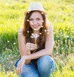Blowball In Girl's Hand