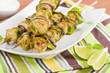 Lime, Mint & Coriander Chicken Kebabs. Barbeque food!