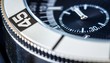 Macro shot of a luxury watch, selective focus
