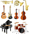 Vettoriale: musical instruments photo-pealistic vector set musical instruments photo-pealistic vector set