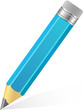 Blue Big Pencil