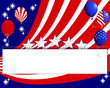 Background for the U.S. national holidays.