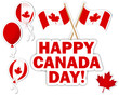 Vettoriale: Canada Day stickers. Canada Day stickers.