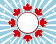 Canada Day banner.