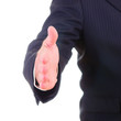 an open hand