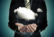 Foto: concepto de ecologia y negocios.Sosteniendo una nube. concepto de ecologia y negocios.Sosteniendo una nube.