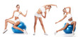 Sport woman in perfect shape . Concept - healthy lifestyles