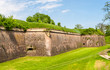 Moats and fortifications of Neuf-Brisach - Alsace, France
