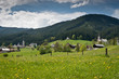 Photo: Landscape with village in mountains,Salzkammergut,Austria Landscape with village in mountains,Salzkammergut,Austria