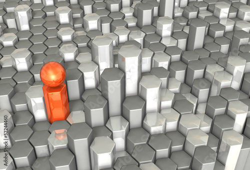 Illustration: Abstract image representing the information source Abstract image representing the information source