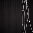 Abstract beautiful black diamond background vector illustration