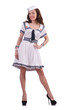Airhostess isolated on the white background