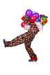 Funny clown isolated on the white