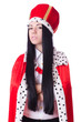 Queen businesswoman in business concept