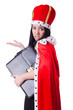 Queen businesswoman in business concept