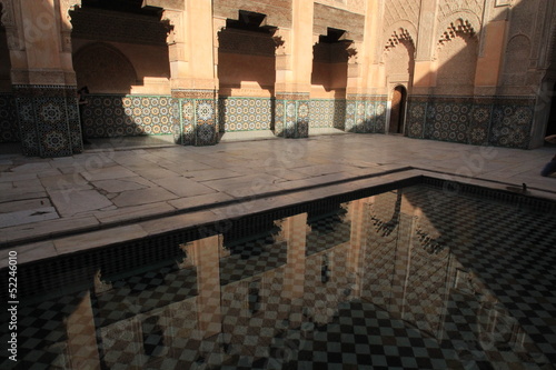 Photo: medersa Ben Yousef medersa Ben Yousef