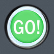Go Car Start Green Button Word Move Forward