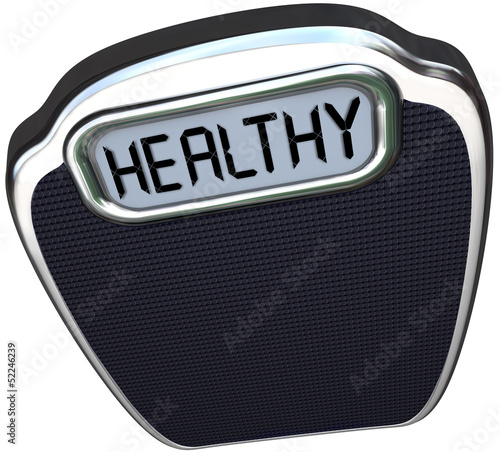 Illustration: Healthy Word Scale Wellness Health Care Lose Weight Healthy Word Scale Wellness Health Care Lose Weight