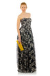Woman in fashion dress concept on white