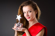 Photo: Woman winning the beauty contest Woman winning the beauty contest