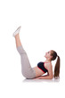 Young Female Doing Exercises O...