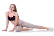Young Female Doing Exercises O...