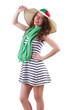 Young woman in summer concept